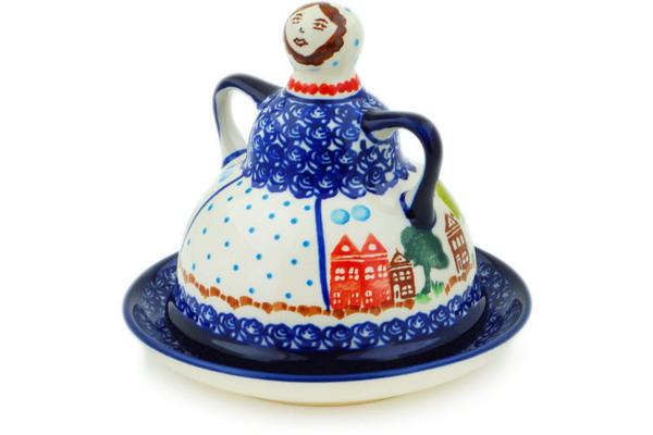 Cheese Dishes | Zaklady Ceramiczne Cheese Lady 6" In The Neighborhood Cheese Dishes Cheese Dishes