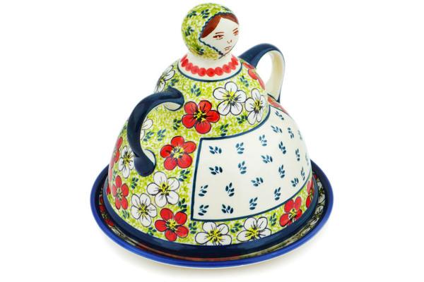 Cheese Dishes | Zaklady Ceramiczne Cheese Lady 8" Blessed Morning UNIKAT Cheese Dishes Cheese Dishes