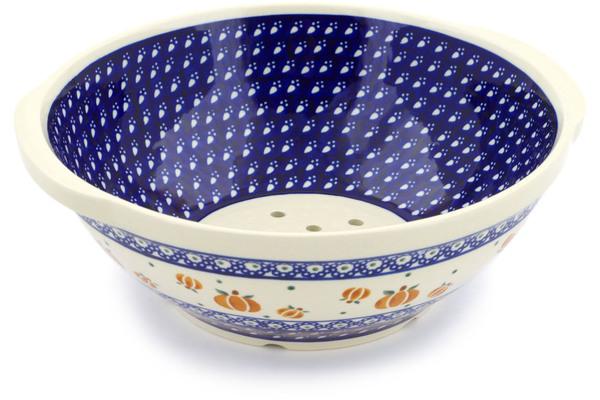 Colanders | Zaklady Ceramiczne Colander 10" Pumpkin Spice Colanders Colanders