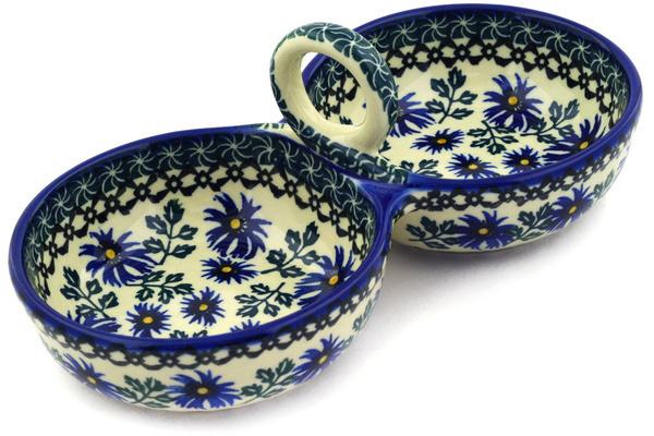 Condiment Dishes | Ceramika Artystyczna Condiment Dish 10" Blue Chicory Condiment Dishes Ceramika Artystyczna