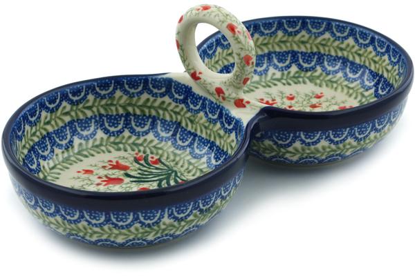 Condiment Dishes | Ceramika Artystyczna Condiment Dish 10" Crimson Bells Condiment Dishes Ceramika Artystyczna