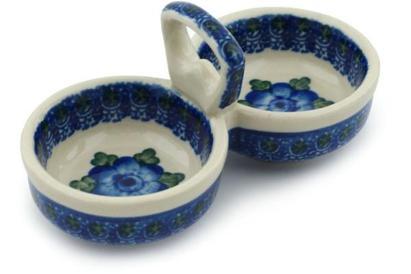 Condiment Dishes | Ceramika Artystyczna Condiment Dish 5" Blue Poppies Condiment Dishes Ceramika Artystyczna