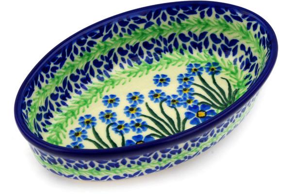 Condiment Dishes | Ceramika Artystyczna Condiment Dish 6" Blue April Showers Condiment Dishes Ceramika Artystyczna