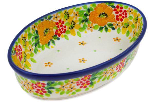 Condiment Dishes | Ceramika Artystyczna Condiment Dish 6" Bright Spring UNIKAT Condiment Dishes Ceramika Artystyczna