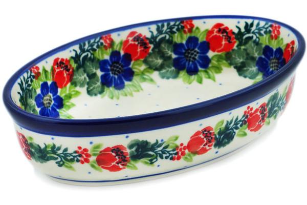 Condiment Dishes | Ceramika Artystyczna Condiment Dish 6" Polish Wreath Condiment Dishes Ceramika Artystyczna