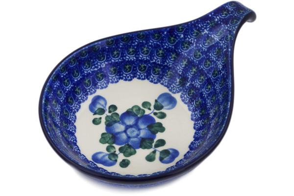 Condiment Dishes | Ceramika Artystyczna Condiment Dish 7" Blue Poppies Condiment Dishes Ceramika Artystyczna