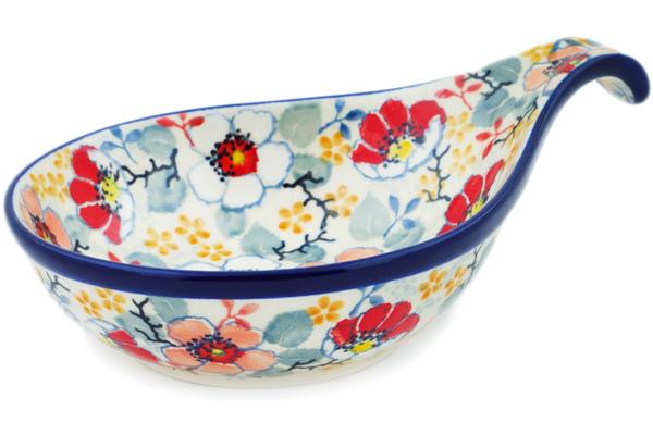 Condiment Dishes | Ceramika Artystyczna Condiment Dish 7" Sweet Floral Bliss UNIKAT Condiment Dishes Ceramika Artystyczna