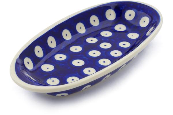 Condiment Dishes | Ceramika Bona Condiment Dish 6" Blue Eyed Peacock Condiment Dishes Ceramika Bona