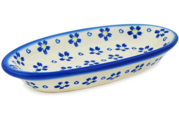 Condiment Dishes | Ceramika Bona Condiment Dish 6" Forget Me Not Swirls Condiment Dishes Ceramika Bona