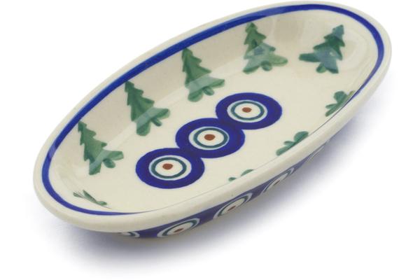 Condiment Dishes | Ceramika Bona Condiment Dish 6" Peacock Pines Condiment Dishes Ceramika Bona