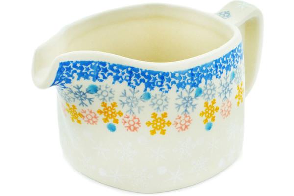 Creamers | Ceramika Artystyczna Creamer 13 oz Happy Snowflakes Creamers Ceramika Artystyczna