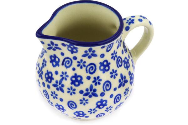 Creamers | Ceramika Artystyczna Creamer 7 oz Blue Confetti Creamers Ceramika Artystyczna