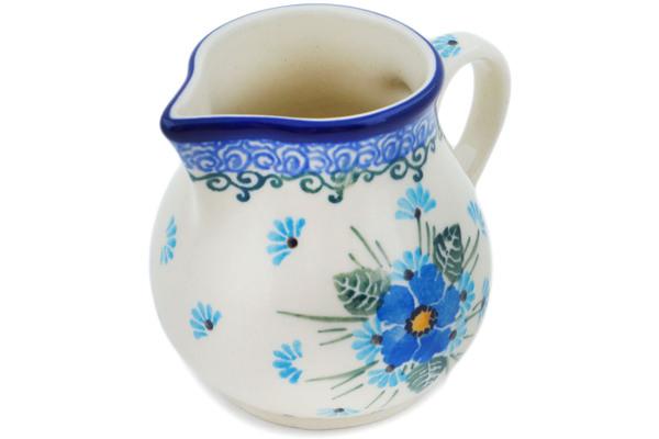 Creamers | Ceramika Artystyczna Creamer 7 oz Forget Me Not UNIKAT Creamers Ceramika Artystyczna