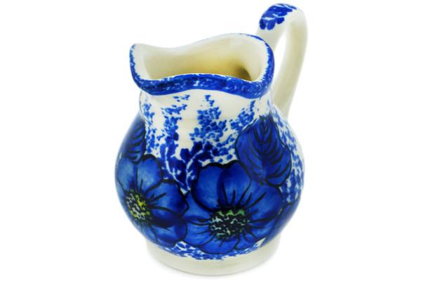 Creamers | Ceramika Bona Creamer 4 oz Blue Poppy Dream Creamers Ceramika Bona