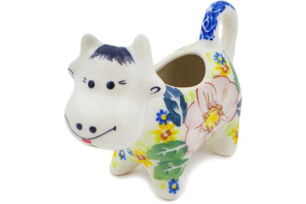 Creamers | Ceramika Nina Cow Shaped Creamer 2 oz Pink Delight Creamers Ceramika Nina