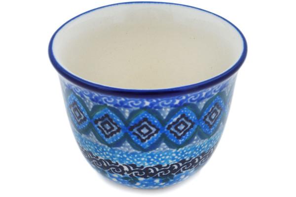 Cups | Ceramika Artystyczna Cup 3 oz Blue Kaleidoscope UNIKAT Cups Ceramika Artystyczna