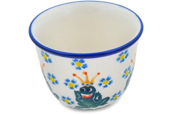 Cups | Ceramika Artystyczna Cup 3 oz Frog Prince UNIKAT Cups Ceramika Artystyczna