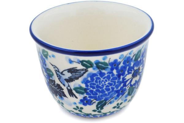 Cups | Ceramika Artystyczna Cup 3 oz Hummingbird Blue UNIKAT Cups Ceramika Artystyczna