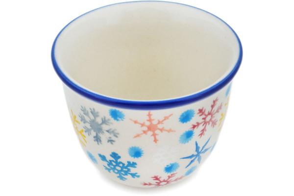 Cups | Ceramika Artystyczna Cup 3 oz Vintage Snow Fall UNIKAT Cups Ceramika Artystyczna