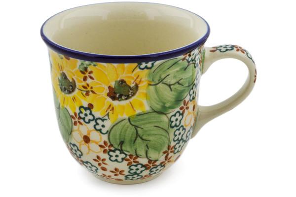 Cups | Ceramika Artystyczna Cup 6 oz Country Sunflower UNIKAT Cups Ceramika Artystyczna