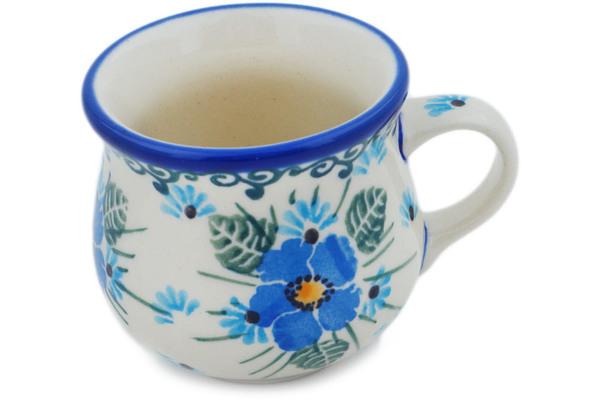 Cups | Ceramika Artystyczna Espresso Cup 2 oz Forget Me Not UNIKAT Cups Ceramika Artystyczna