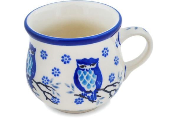 Cups | Ceramika Artystyczna Espresso Cup 2 oz Owl Kingdom UNIKAT Cups Ceramika Artystyczna