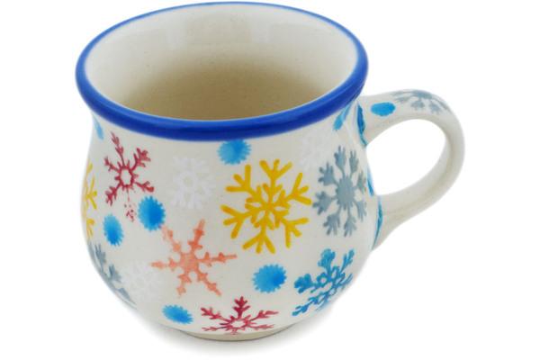 Cups | Ceramika Artystyczna Espresso Cup 2 oz Vintage Snow Fall UNIKAT Cups Ceramika Artystyczna