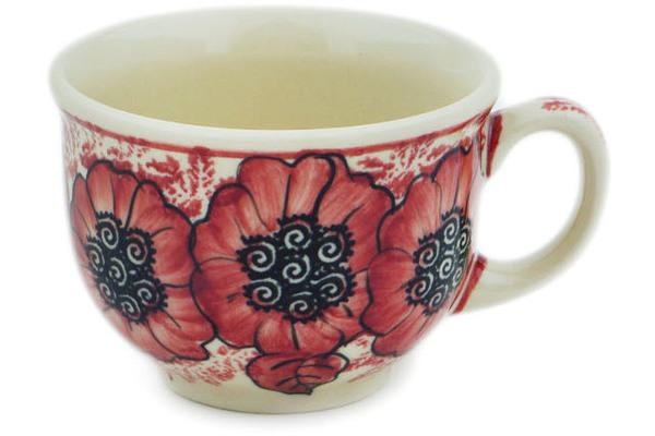 Cups | Ceramika Bona Cup 8 oz Sugar Plum Poppies Cups Ceramika Bona