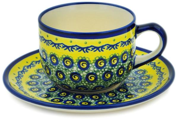 Cups | Zaklady Ceramiczne Cup 8 oz Peacock Bumble Bee Cups Cups