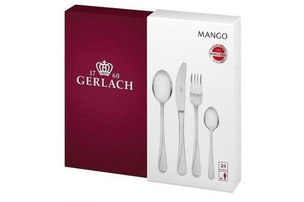 Cutlery | Gerlach Gerlach 24 Piece Stainless Steel Flatware Set Mango Cutlery Cutlery