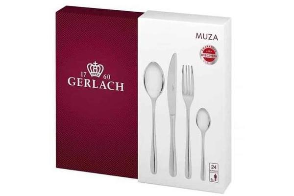 Cutlery | Gerlach Gerlach 24 Piece Stainless Steel Flatware SetMuza Cutlery Cutlery