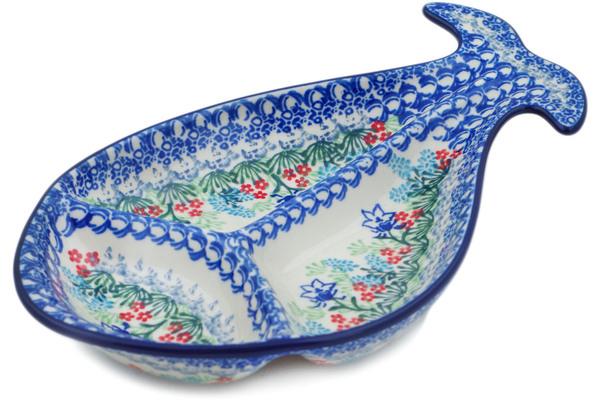 Dishes | Ceramika Artystyczna Divided Dish 10" Great Day Dishes Ceramika Artystyczna