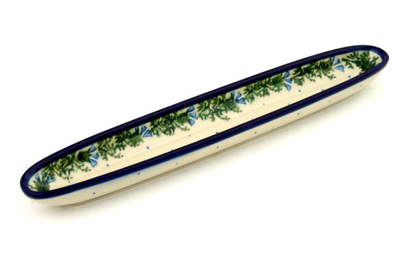 Dishes | Ceramika Artystyczna Olive Dish 10" Blue Bell Wreath Dishes Ceramika Artystyczna