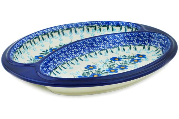 Dishes | Ceramika Artystyczna sausage plate Blue Joy Dishes Ceramika Artystyczna