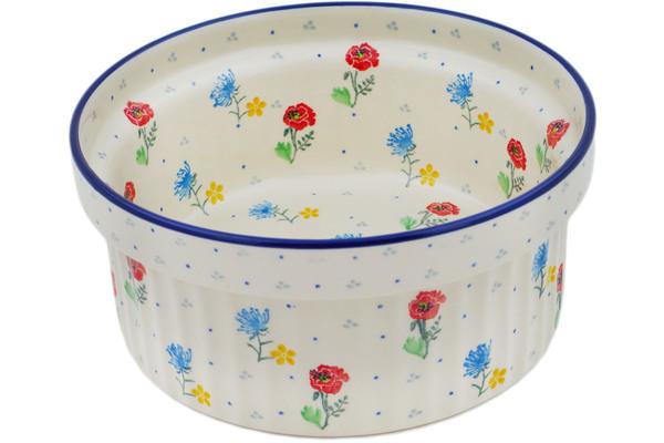 Dishes | Ceramika Artystyczna Souffle Dish 8" Spring Is Coming Bakeware Ceramika Artystyczna