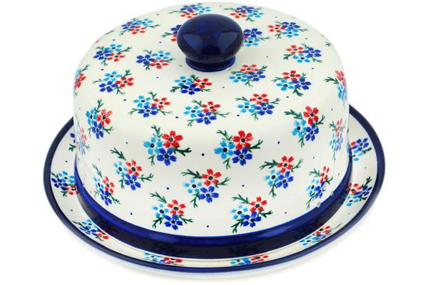 Dishes | Cergor Dish with Cover 10" Blooming Bunches Dishes Cergor