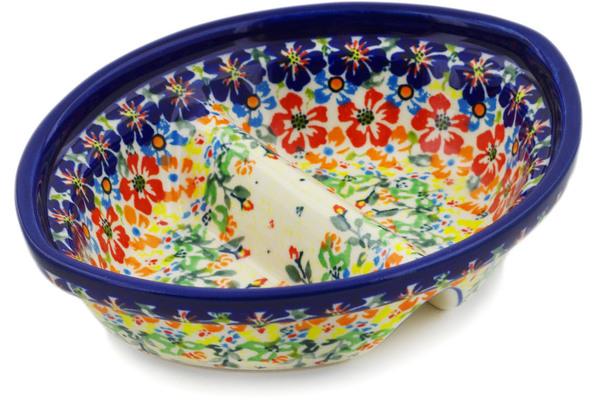 Dishes | Zaklady Ceramiczne Divided Dish 7" Bright Eyes UNIKAT Dishes Dishes