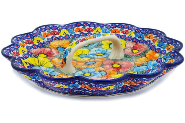 Egg Plates | Millena Egg Plate 9" Bright Flower Bundle UNIKAT Egg Plates Egg Plates