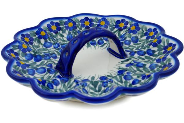 Egg Plates | WR Egg Plate 9" Blue Velvet Gardens Egg Plates Egg Plates