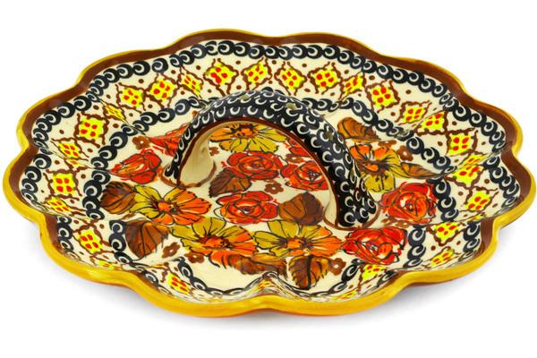 Egg Plates | Zaklady Ceramiczne Egg Plate 10" Autumn Glow UNIKAT Egg Plates Egg Plates