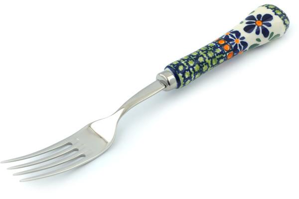 Forks | Zaklady Ceramiczne Stainless Steel Fork 8" Gingham Flowers Forks Forks