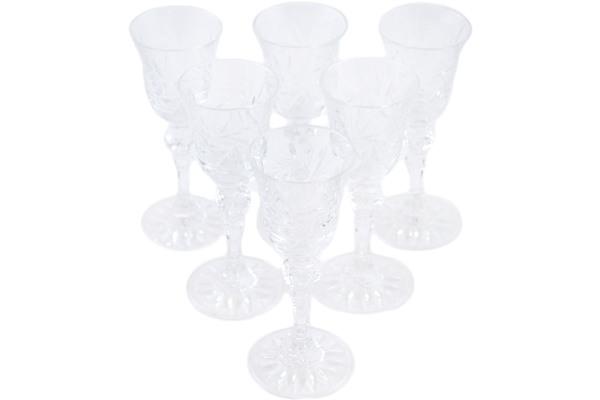 Glass | Artland Crystal Liquor Glass Set of 6 6" Crystal Jewel Cups & Mugs Artland