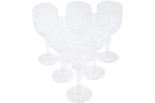 Glass | Artland Crystal Wine Glass Set of 6 7" Crystal Jewel Cups & Mugs Artland