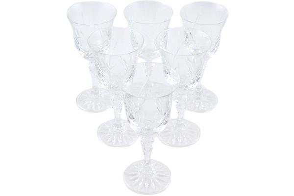 Glass | Artland Crystal Wine Glass Set of 6 7" Crystal Jewel Cups & Mugs Artland