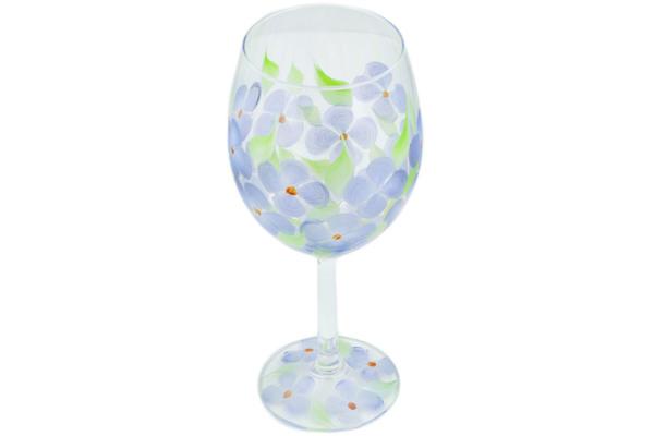 Glass | Artland Wine Glass 15 oz Frosty Daisies Cups & Mugs Artland