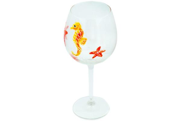 Glass | Artland Wine Glass 20 oz Seahorse Glass Cups & Mugs Artland