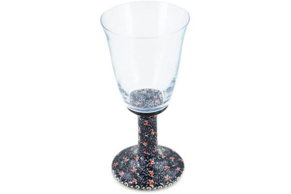 Glass | Galia Wine Glass 10 oz Crimson Buds UNIKAT Cups & Mugs Galia