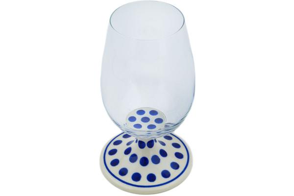 Glass | Vena Glass 18 oz Classic Polka Dot Cups & Mugs Glass