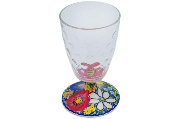 Glass | Vena Wine Glass 11 oz Magical Spring UNIKAT Cups & Mugs Glass