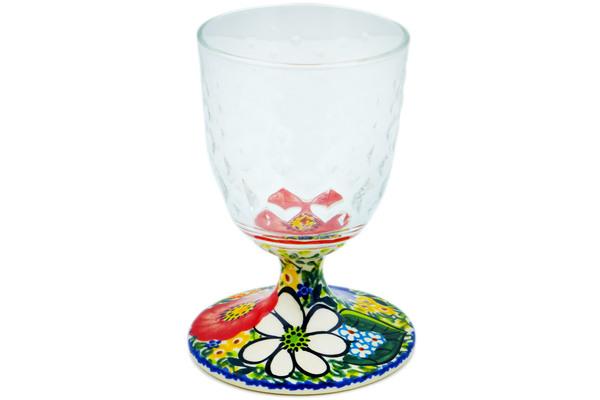 Glass | Vena Wine Glass 9 oz Magical Spring UNIKAT Cups & Mugs Glass